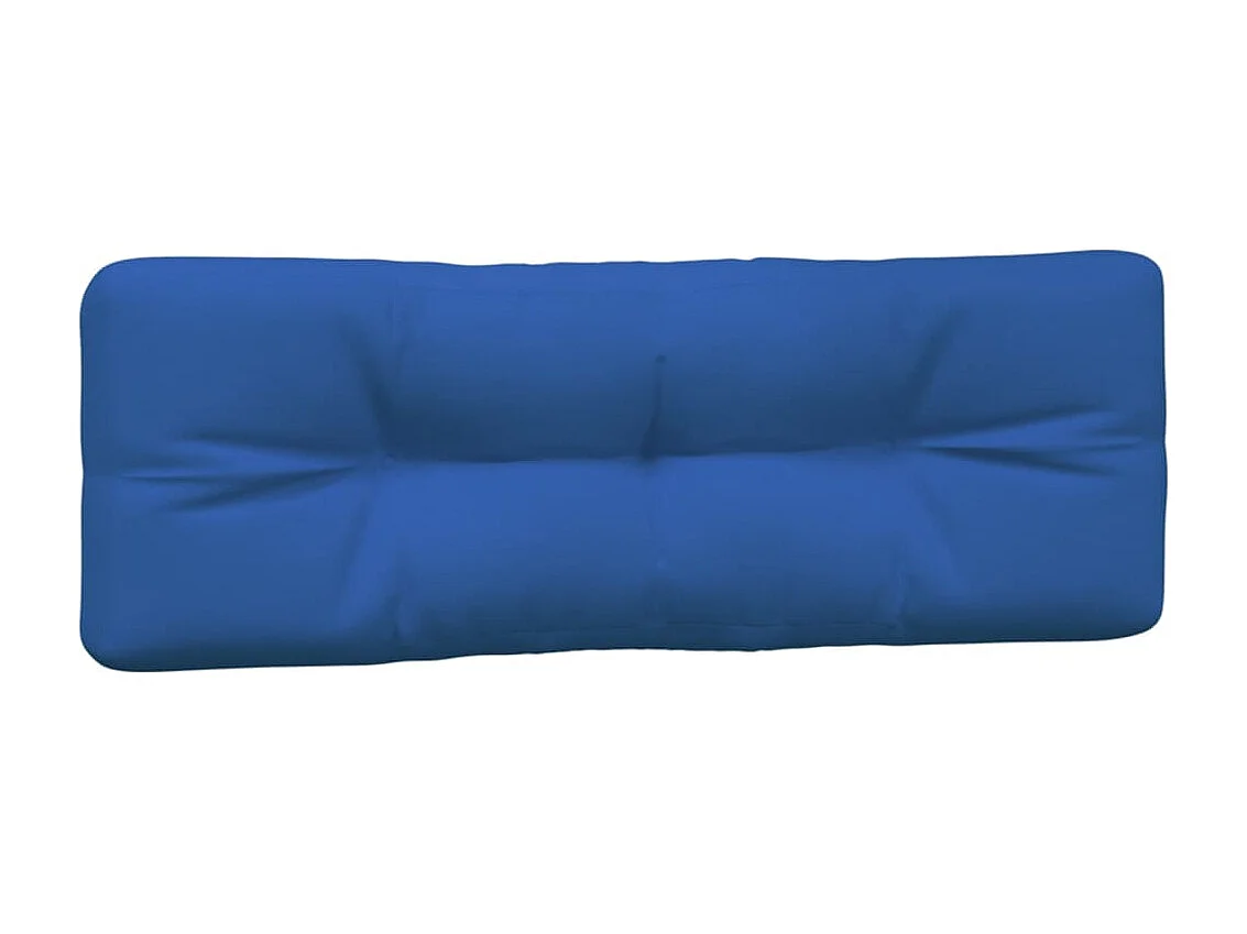 Palletkussens 3 stuks koningsblauwe stof