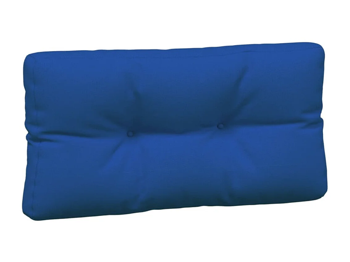 Palletkussens 3 stuks koningsblauwe stof