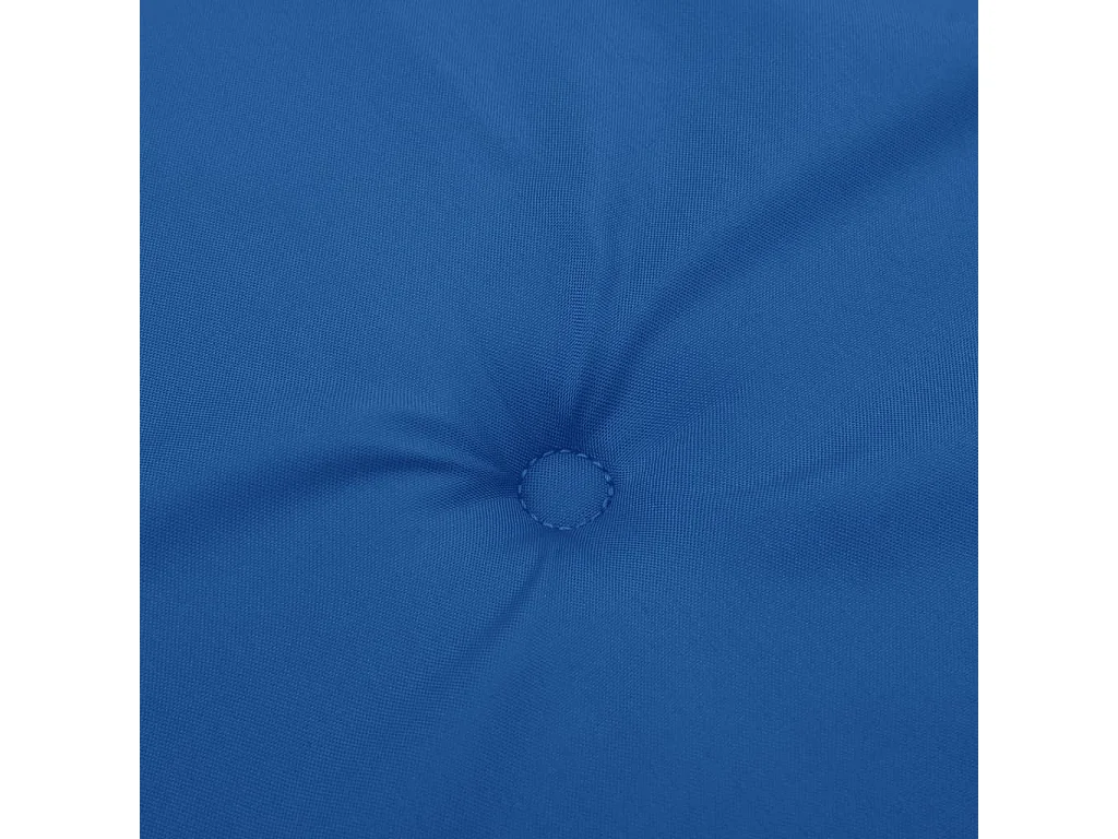 Coussins de chaise de jardin à dossier haut lot de 4 bleu royal