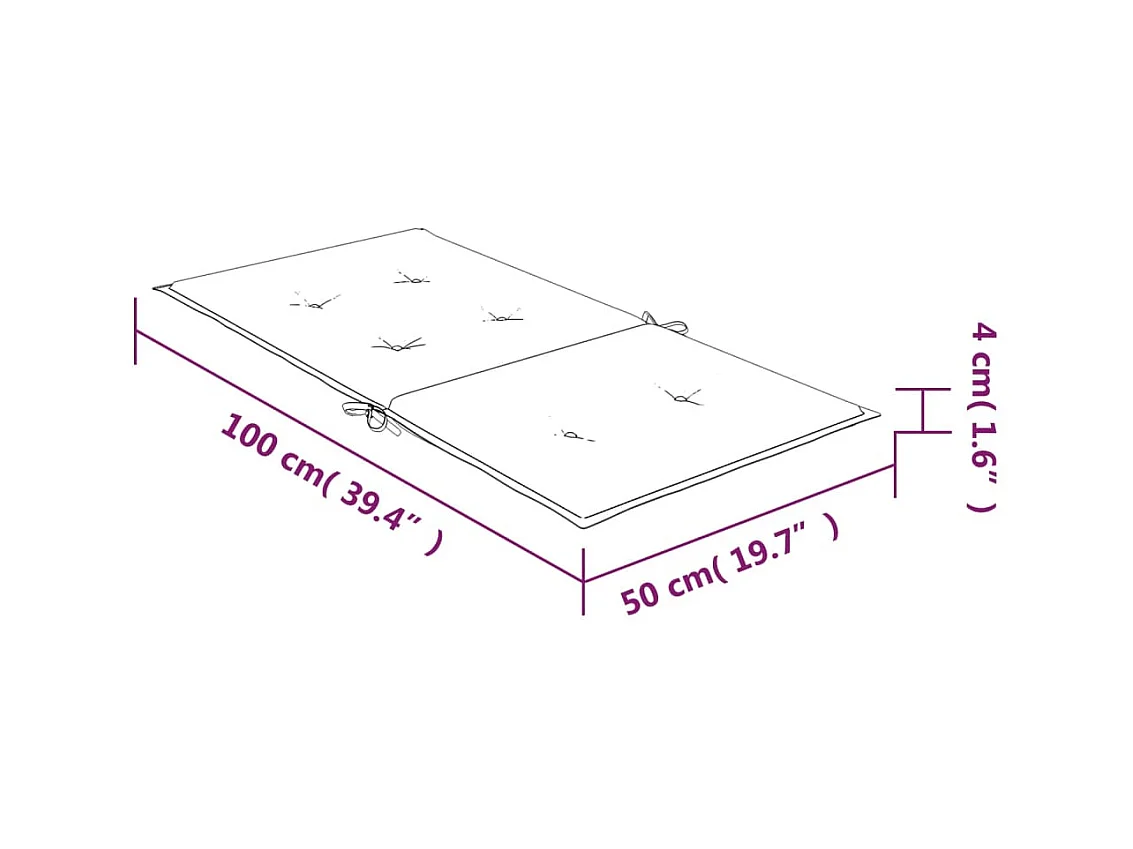 Stoelkussens met lage rugleuning, set van 6 blauwe en witte strepen