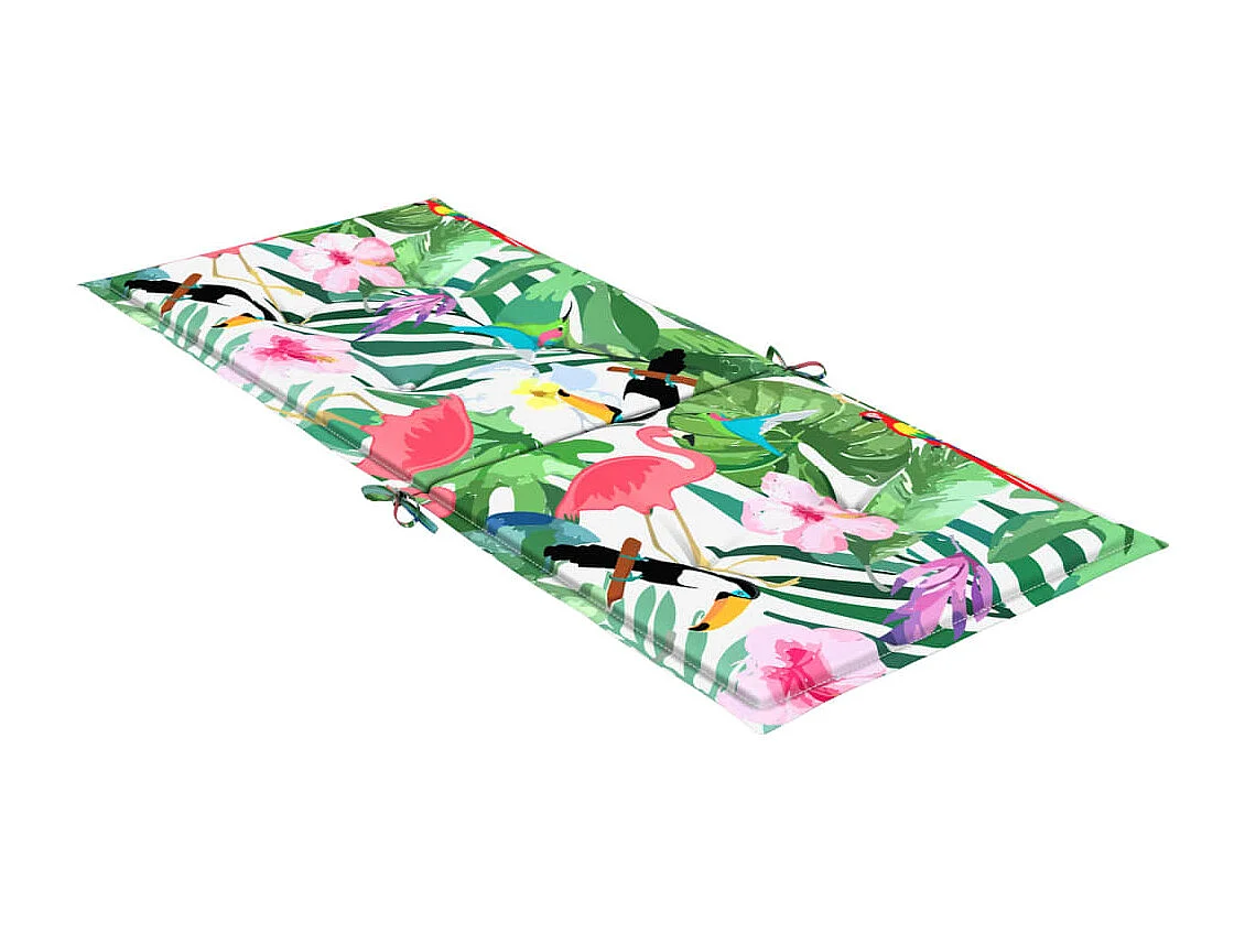 Coussins de chaise à dossier haut 4 pcs multicolore tissu