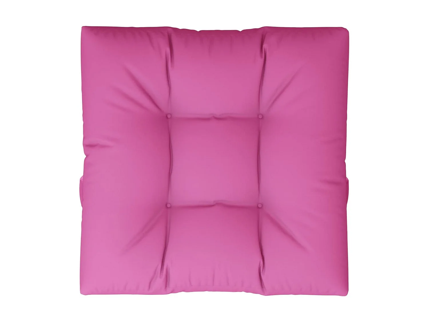 Coussin de palette rose 70x70x12 cm tissu
