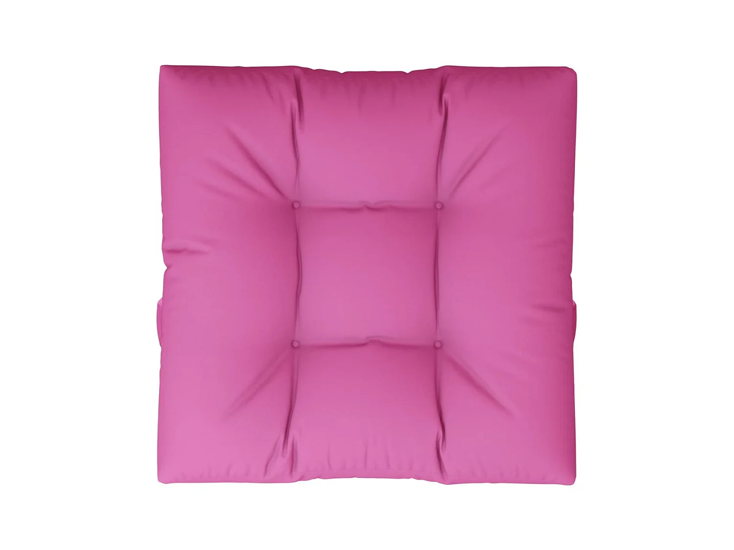 Coussin de palette rose 70x70x12 cm tissu