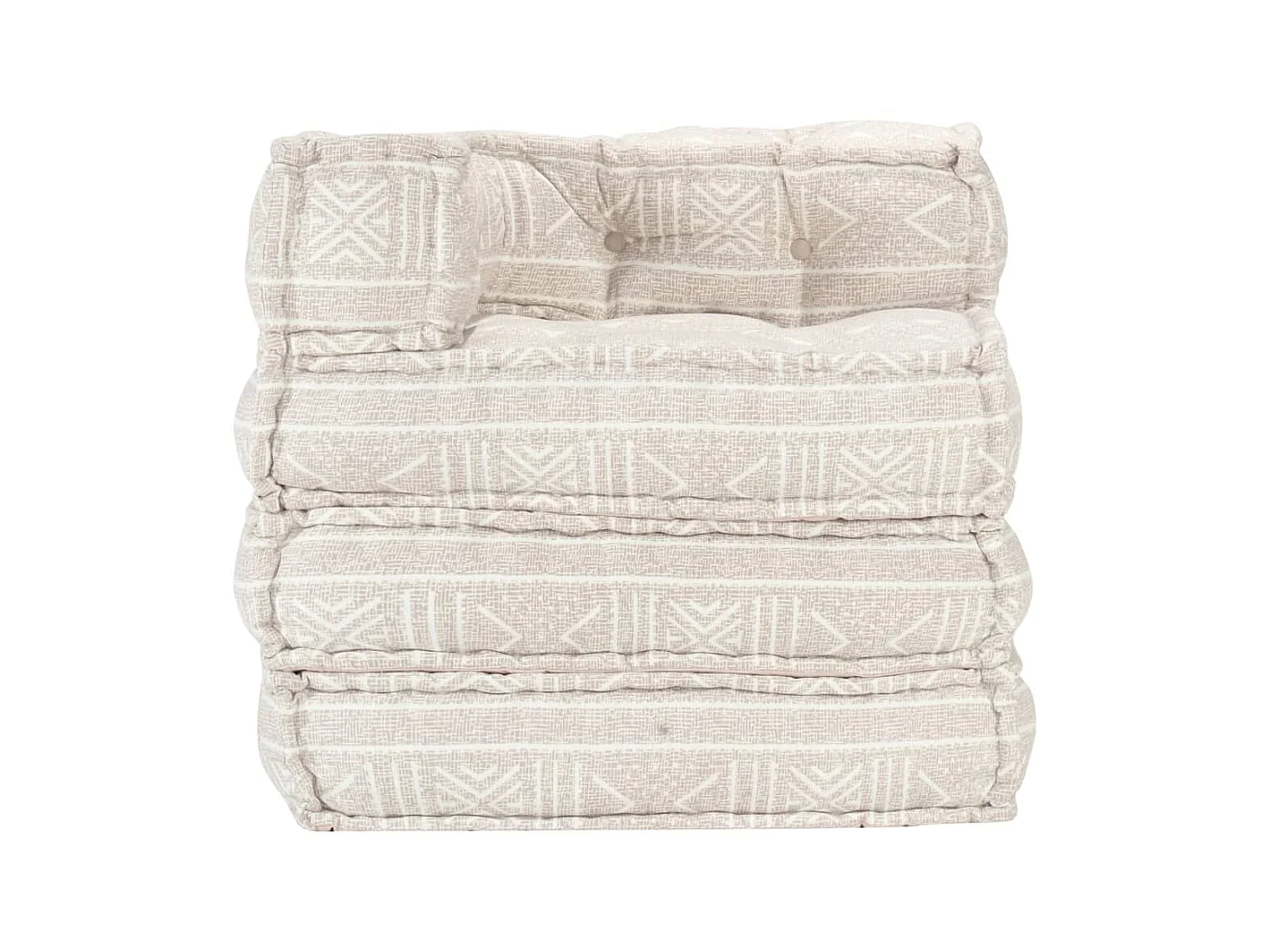 Pouf componibile Tessuto Beige