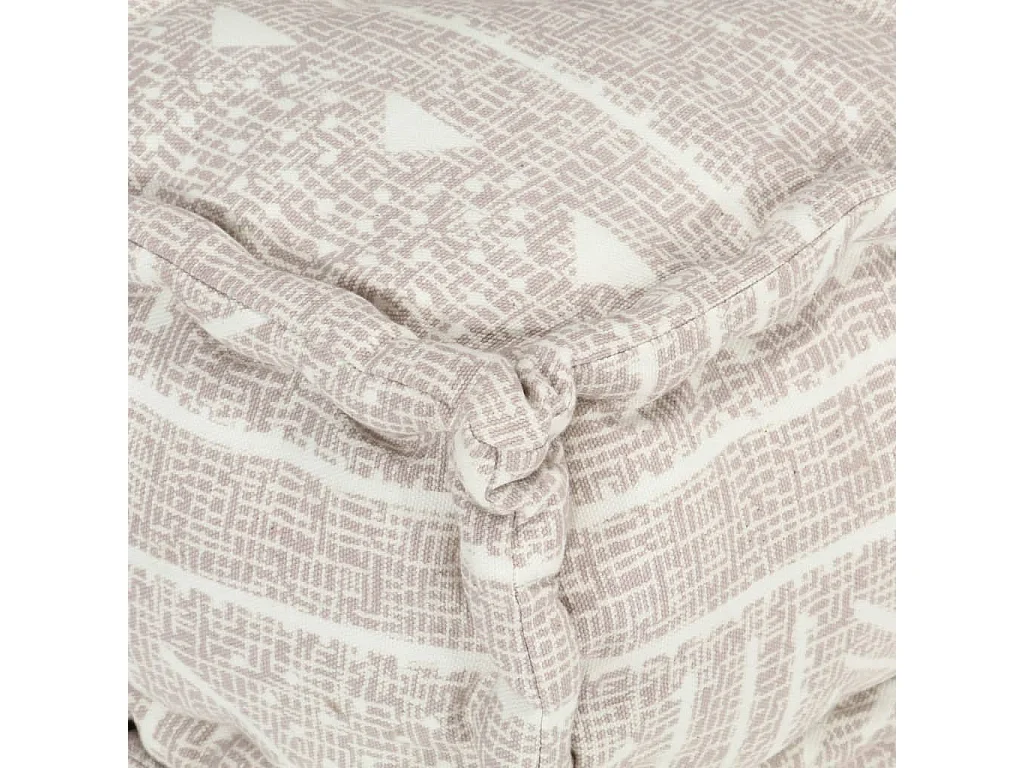 Pouf modulaire Beige Tissu