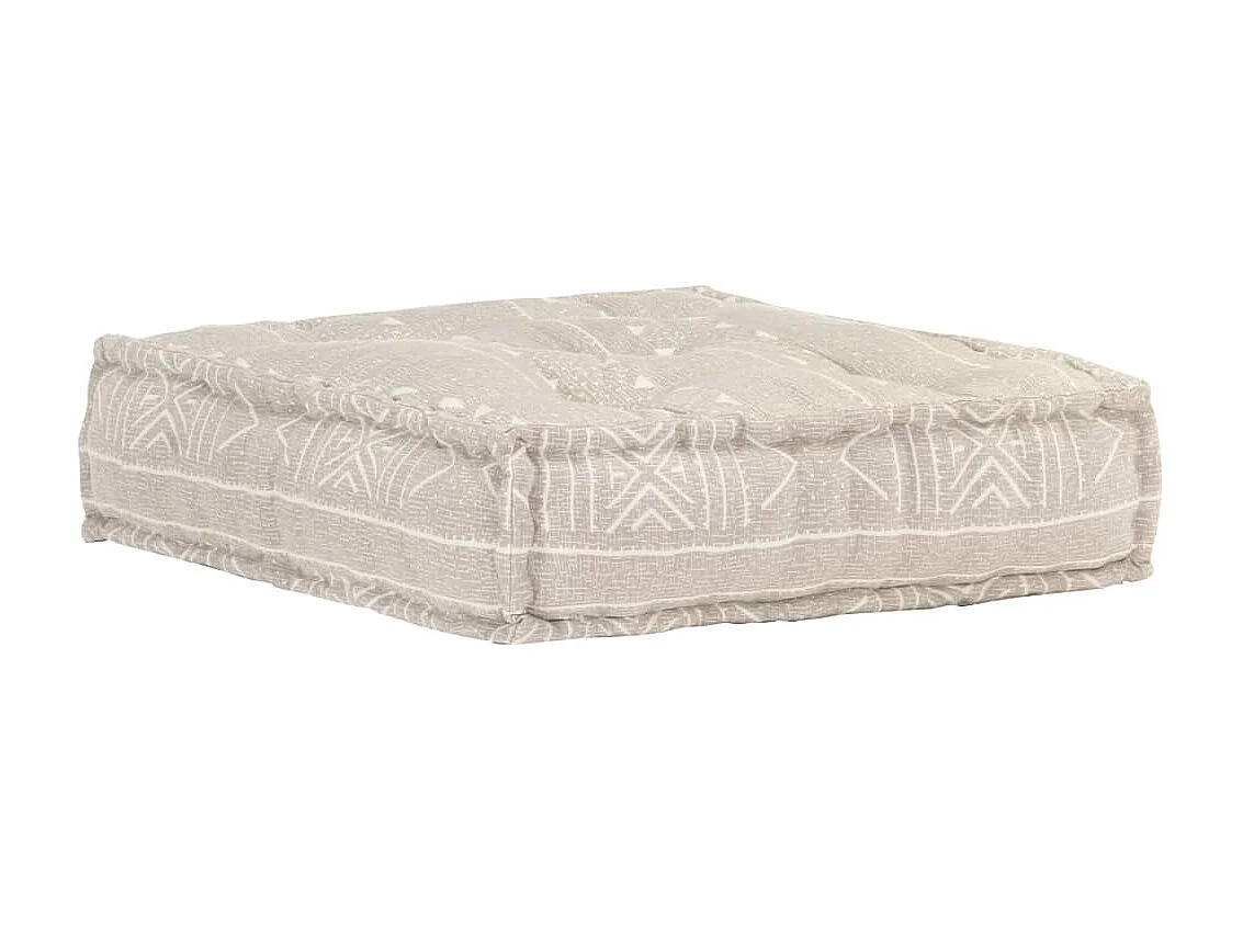 Pouf modulaire Beige Tissu