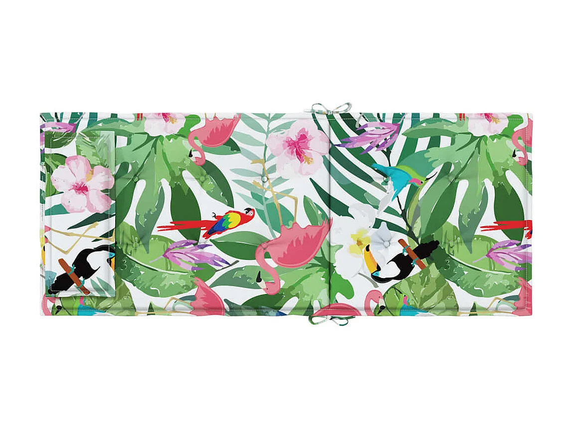 Coussins de chaise à dossier haut lot de 6 multicolore