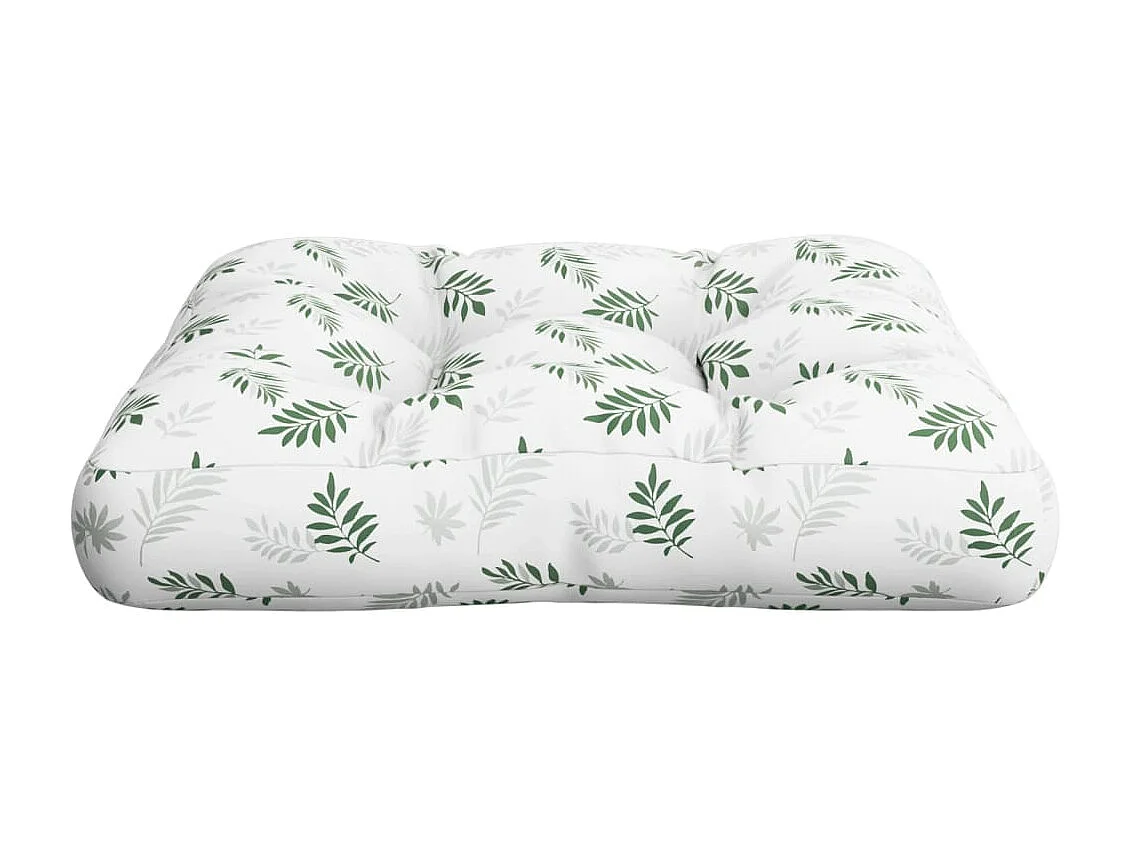 Cuscino pallet modello foglia 60x60x12 cm in tessuto