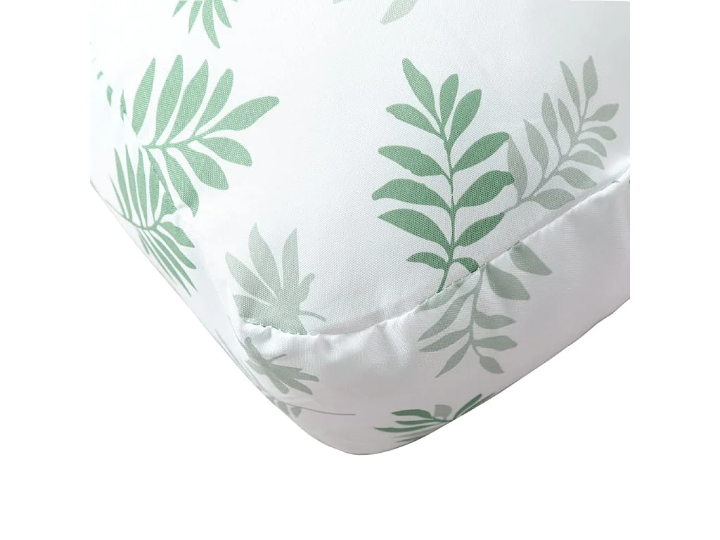 Cuscino pallet modello foglia 60x60x12 cm in tessuto