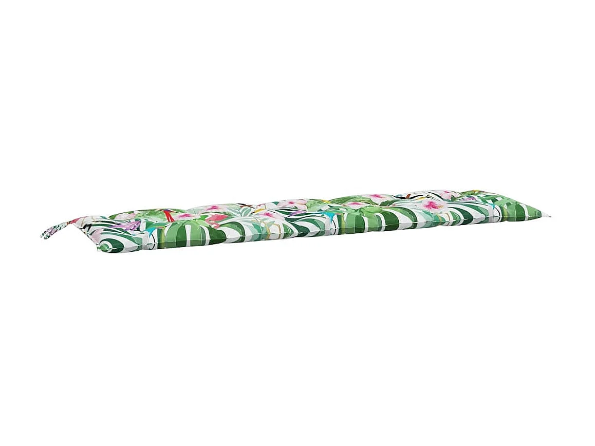 Coussins de banc de jardin 2 pcs multicolore tissu Oxford