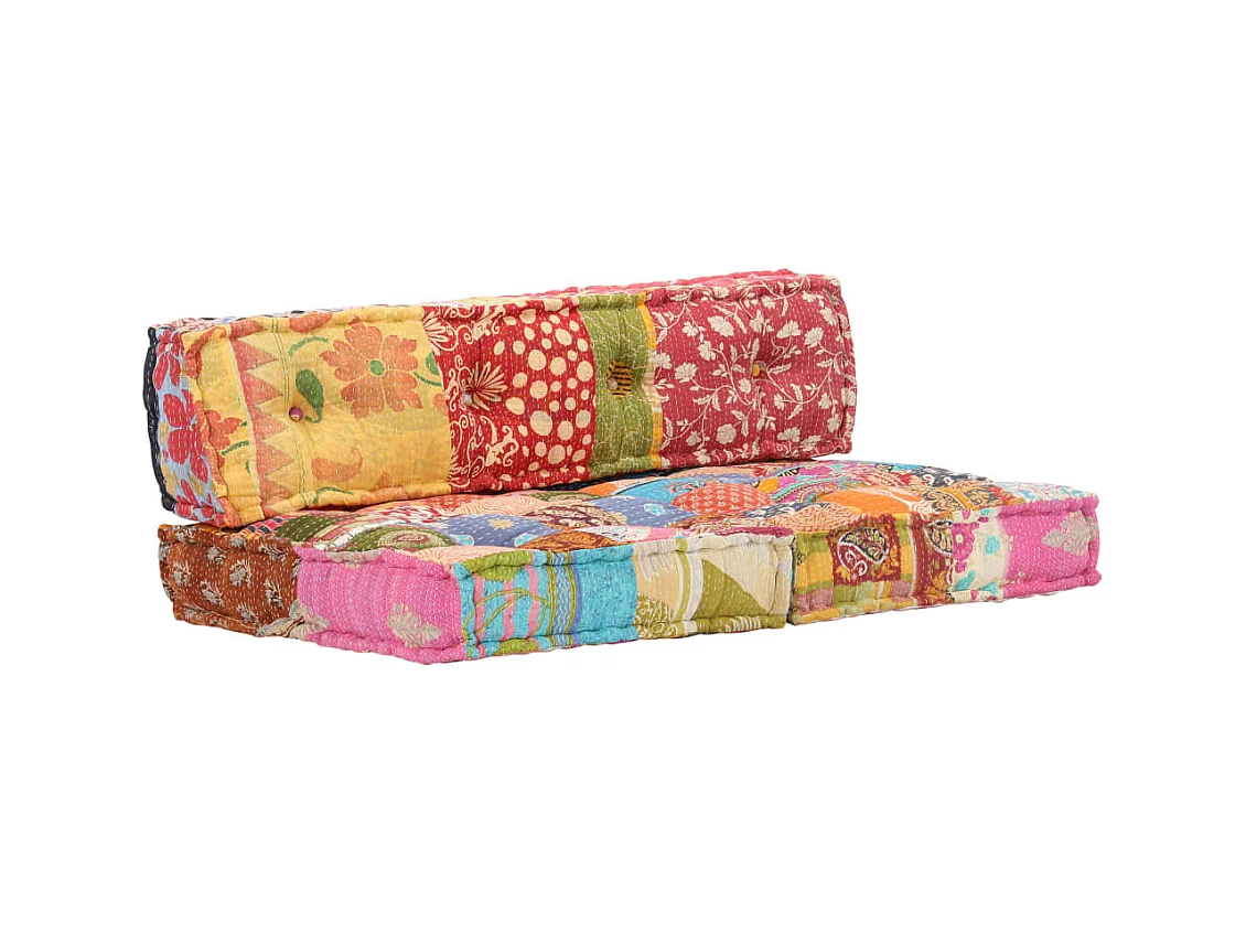 Pouf Patchwork Tissu