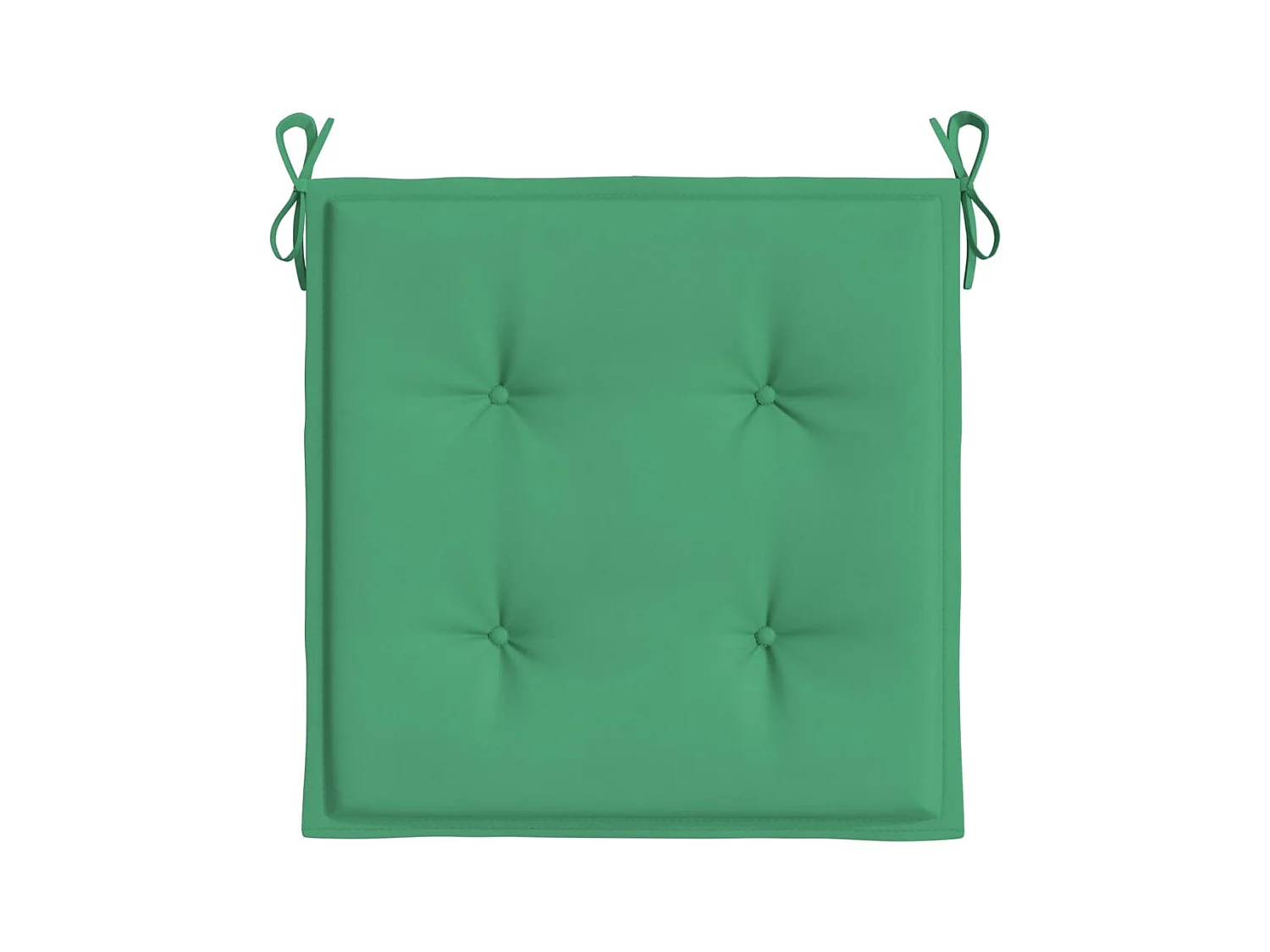 Coussins de chaise de jardin 4 pcs vert 40x40x3 cm tissu oxford