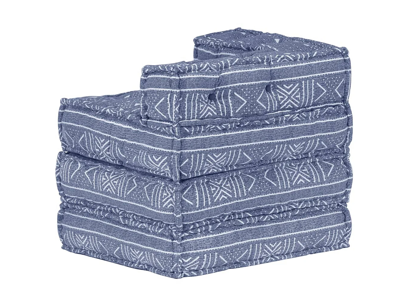 Pouf modulaire Indigo Tissu