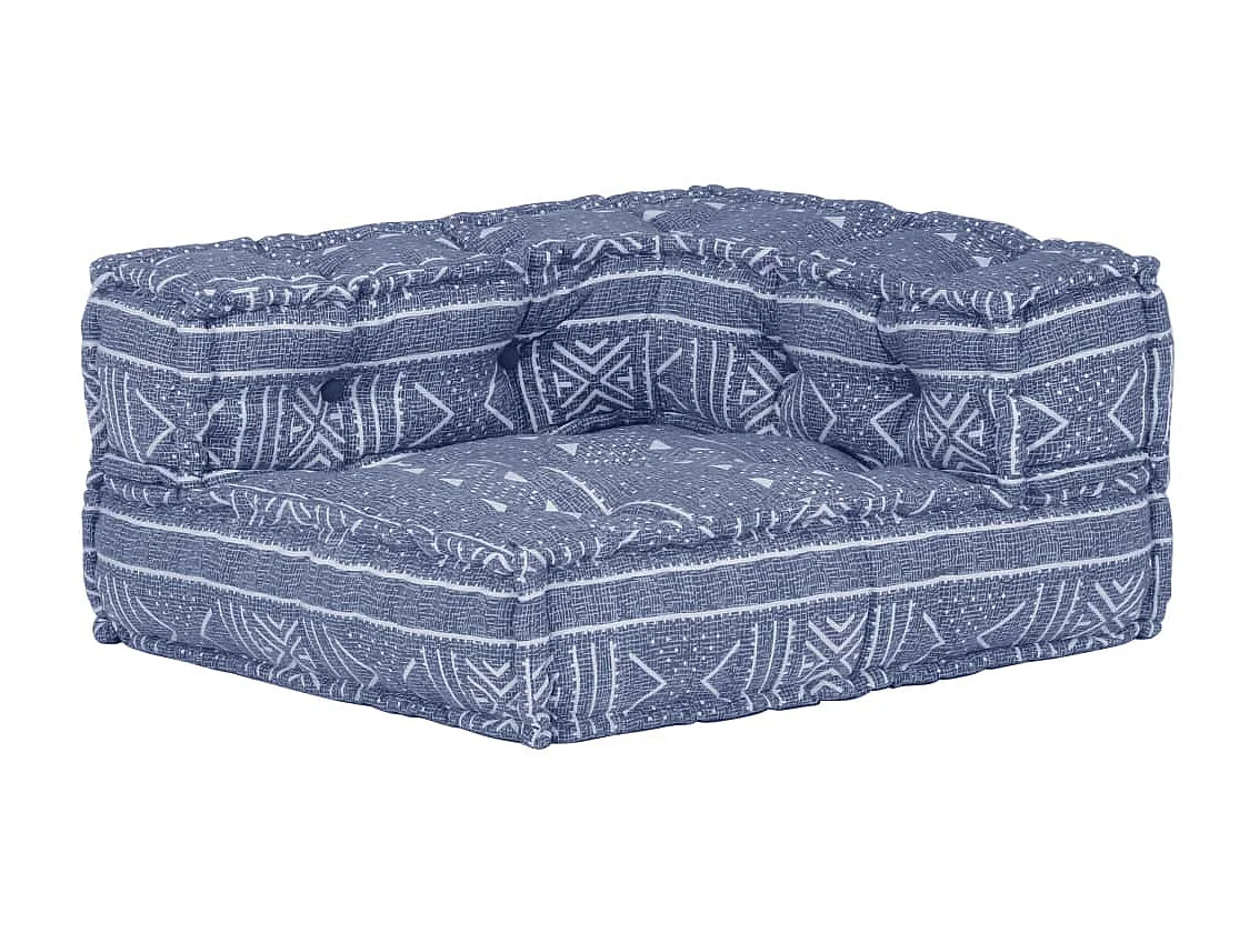 Pouf modulaire Indigo Tissu