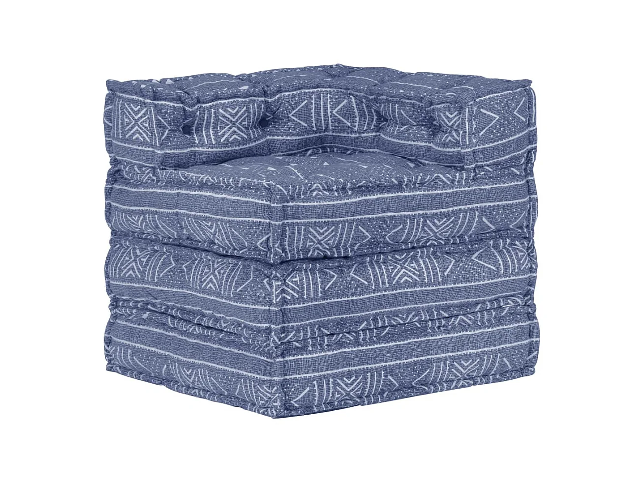 Pouf modulaire Indigo Tissu