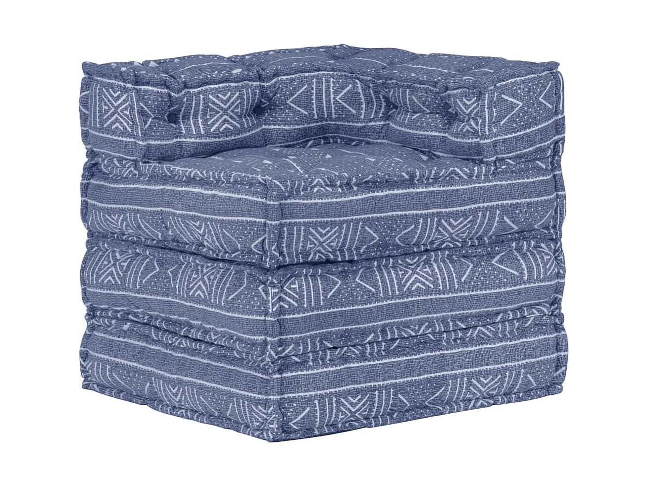 Pouf modulaire Indigo Tissu