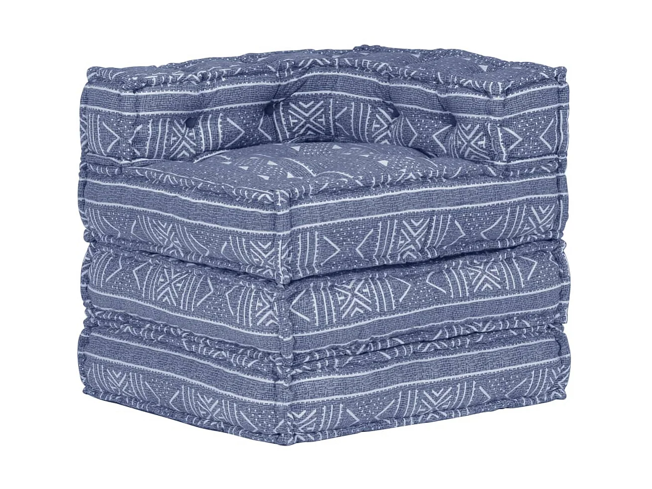 Pouf modulaire Indigo Tissu