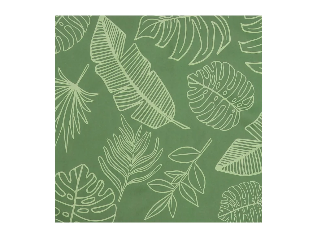 Conjunto de almofadas para banco de jardim em tecido com padrão de 2 folhas