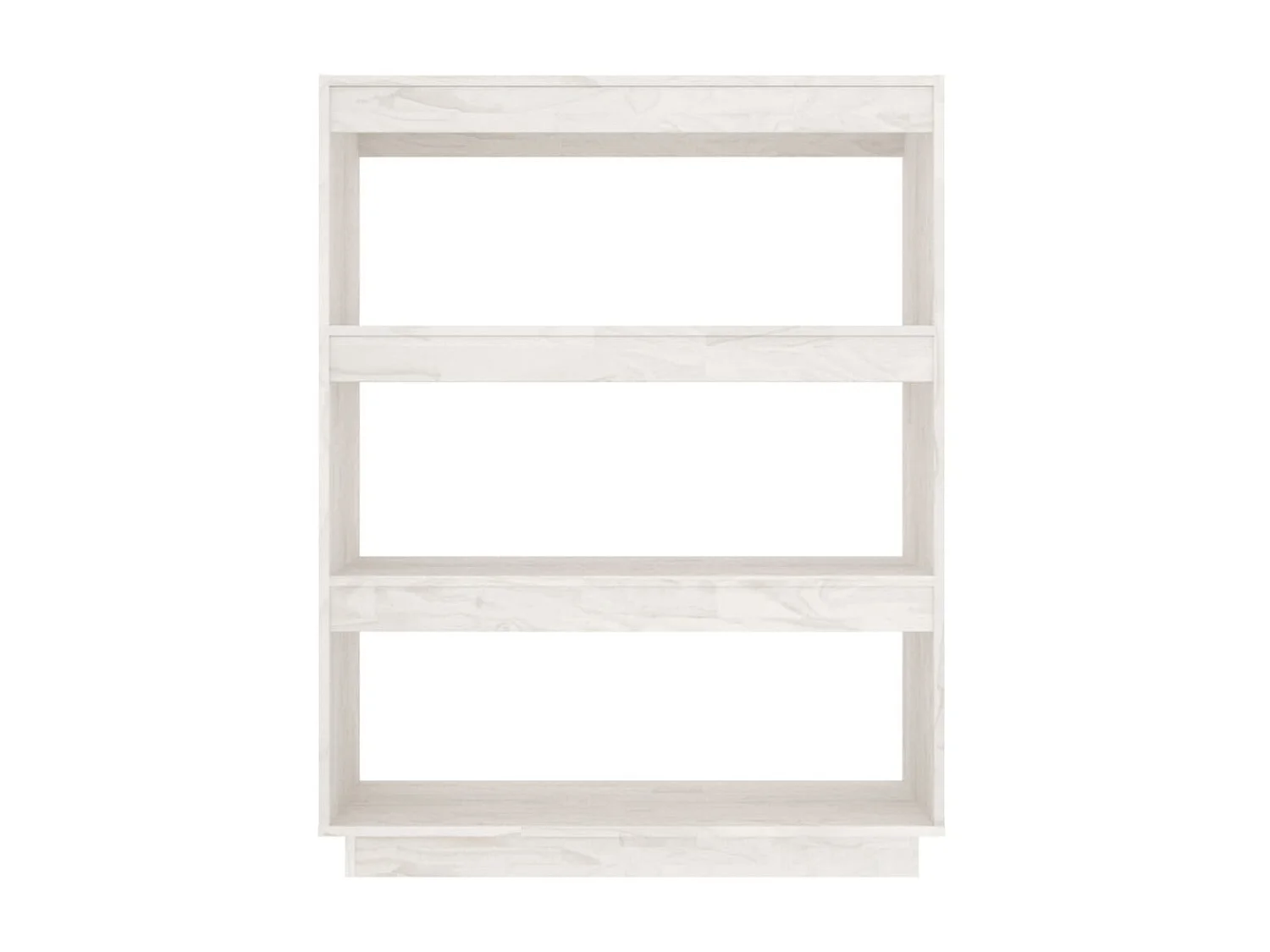 Bibliothèque/Séparateur de pièce Blanc 80x35x103 cm Bois de pin
