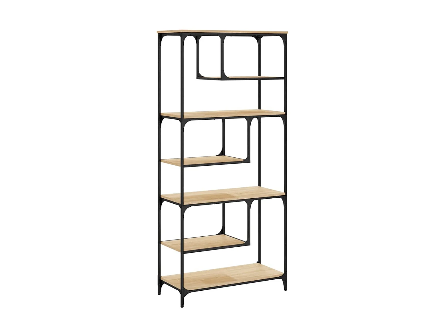 Libreria in rovere Sonoma 81x36x176 cm in multistrato