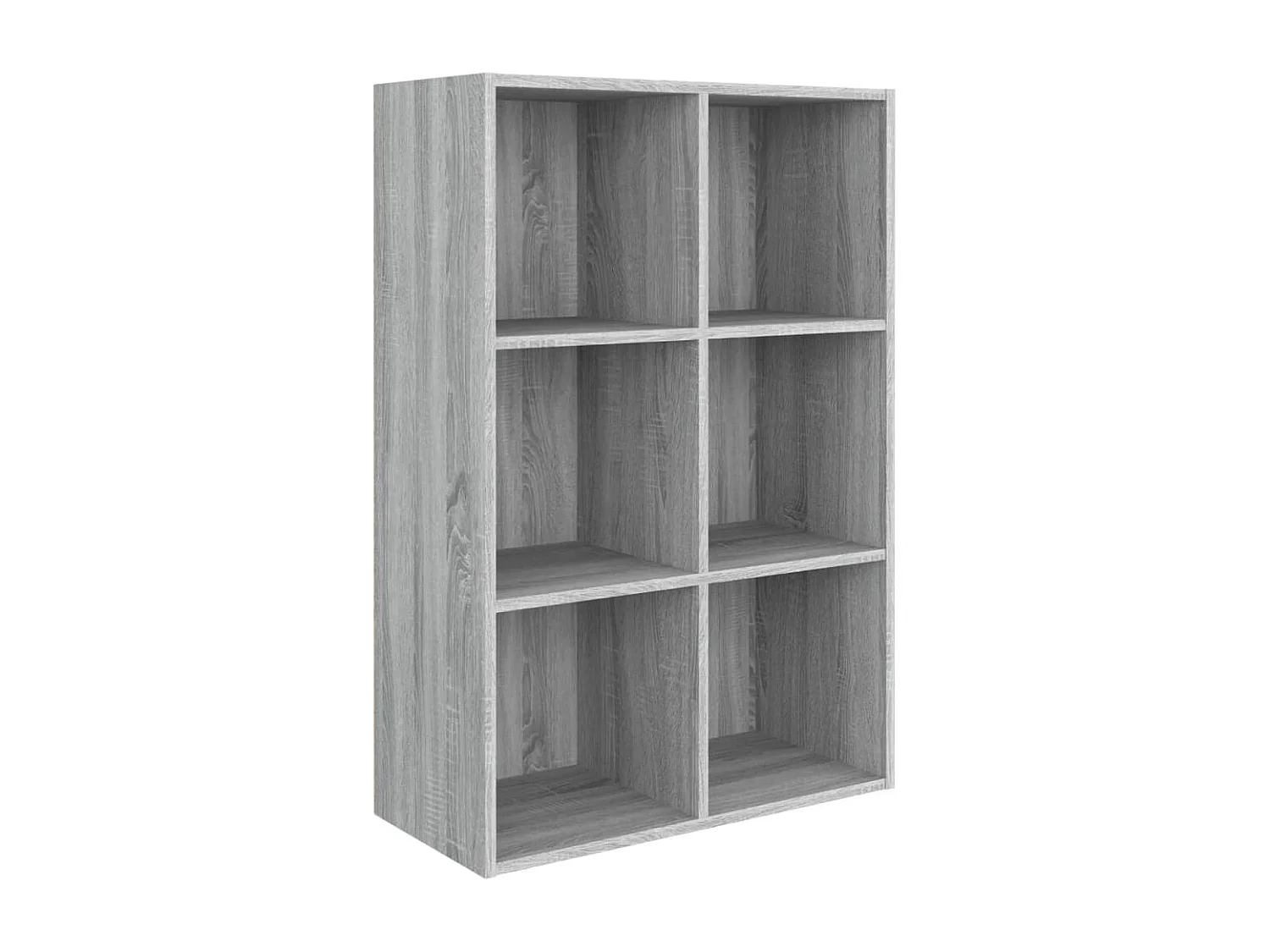 Bibliothèque/Buffet Sonoma gris 66x30x98 cm Bois d'ingénierie