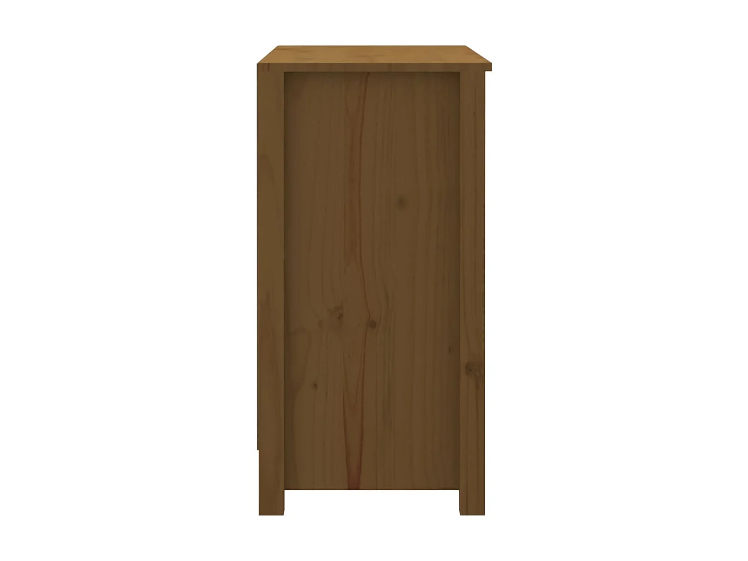 Bibliothèque Marron miel 80x35x68 cm Bois de pin massif