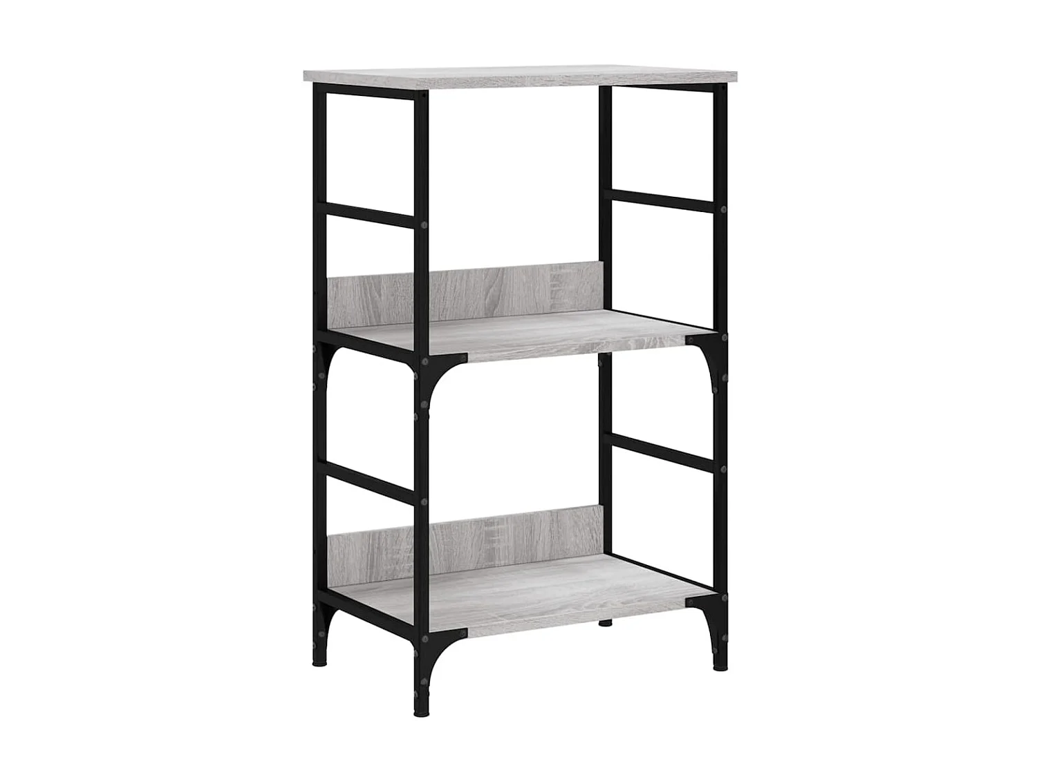 Bibliothèque sonoma gris 50x33x82 cm bois d'ingénierie