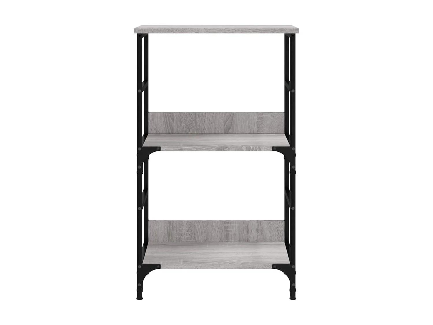 Bibliothèque sonoma gris 50x33x82 cm bois d'ingénierie