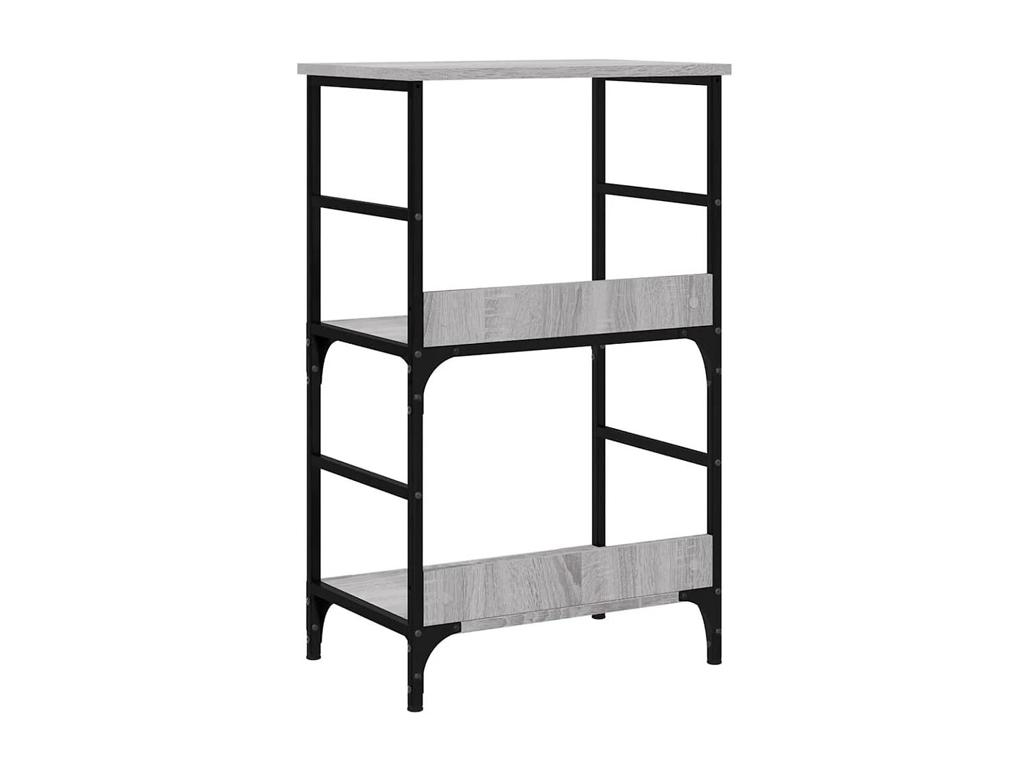 Bibliothèque sonoma gris 50x33x82 cm bois d'ingénierie