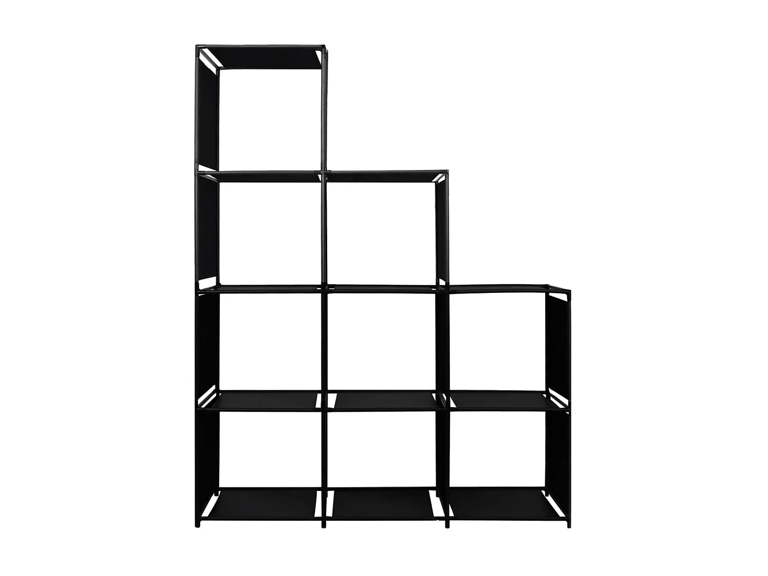 scaffale per scale espositive 130x45x170 cm Tessuto