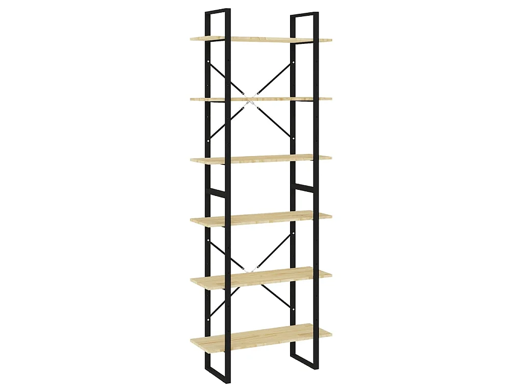 Armoire haute 80x30x210 cm Bois de pin solide
