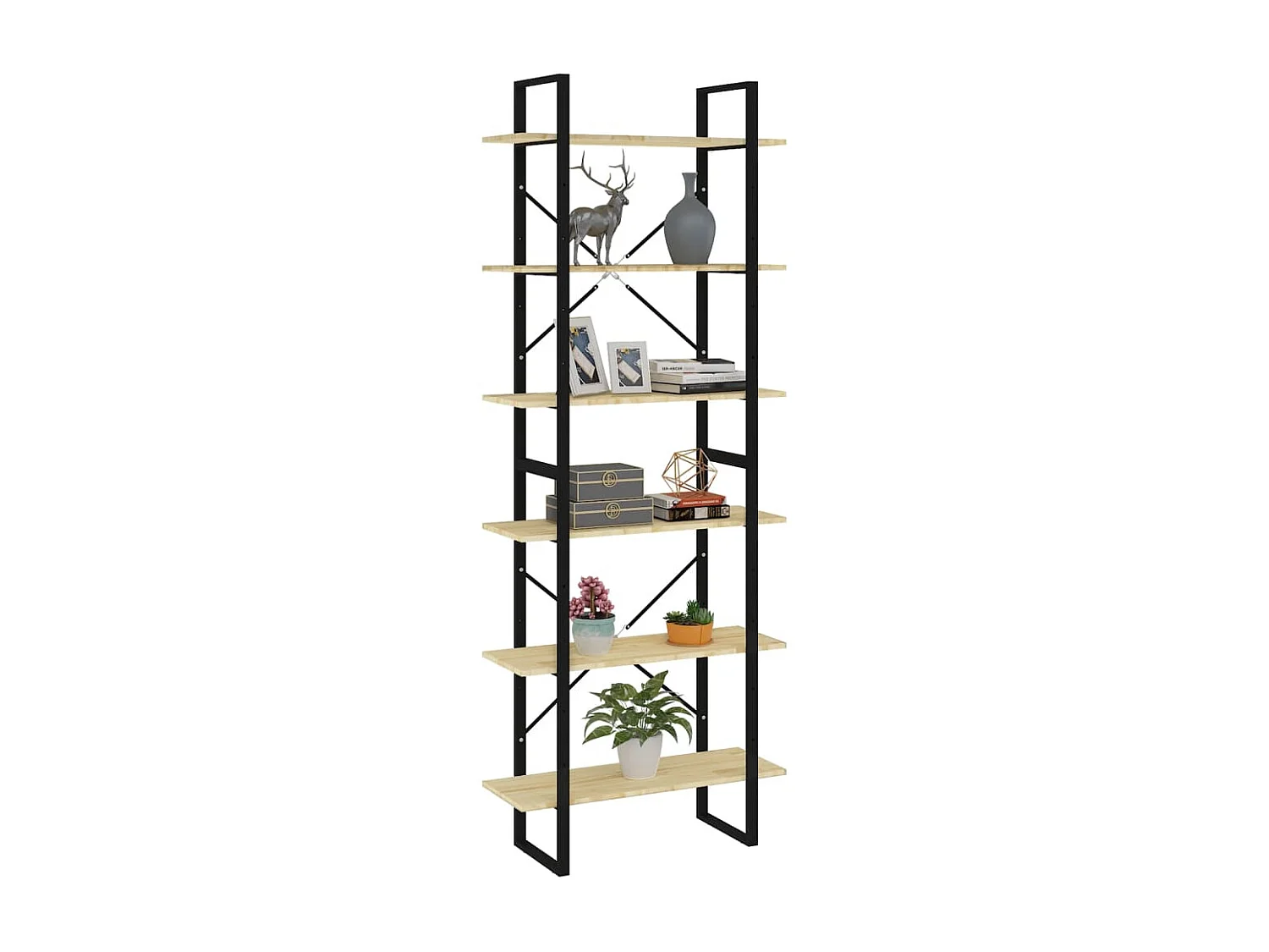 Armoire haute 80x30x210 cm Bois de pin solide