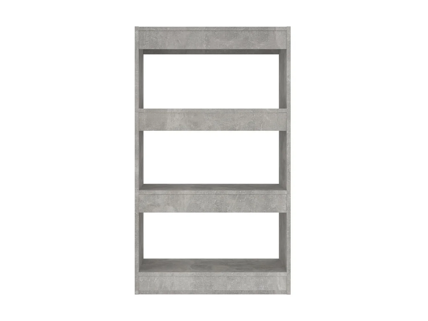 Bibliothèque/Séparateur pièce Gris béton 60x30x103 cm Aggloméré