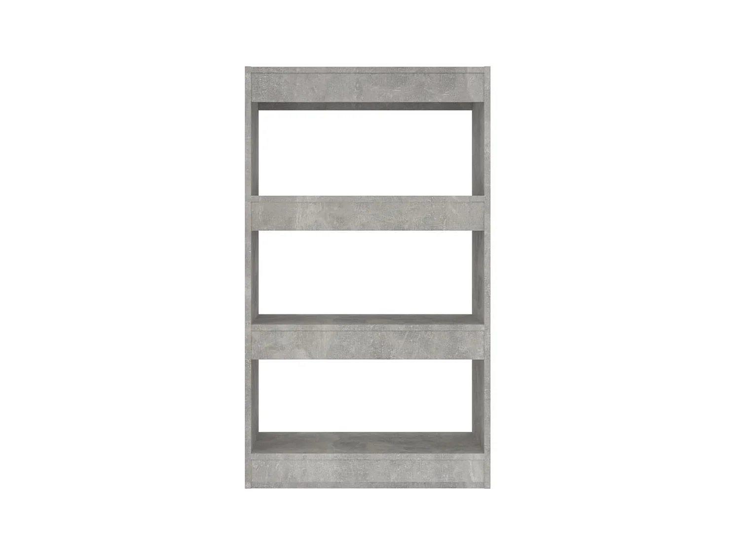 Boekenkast/Roomdivider Betongrijs 60x30x103 cm Spaanplaat