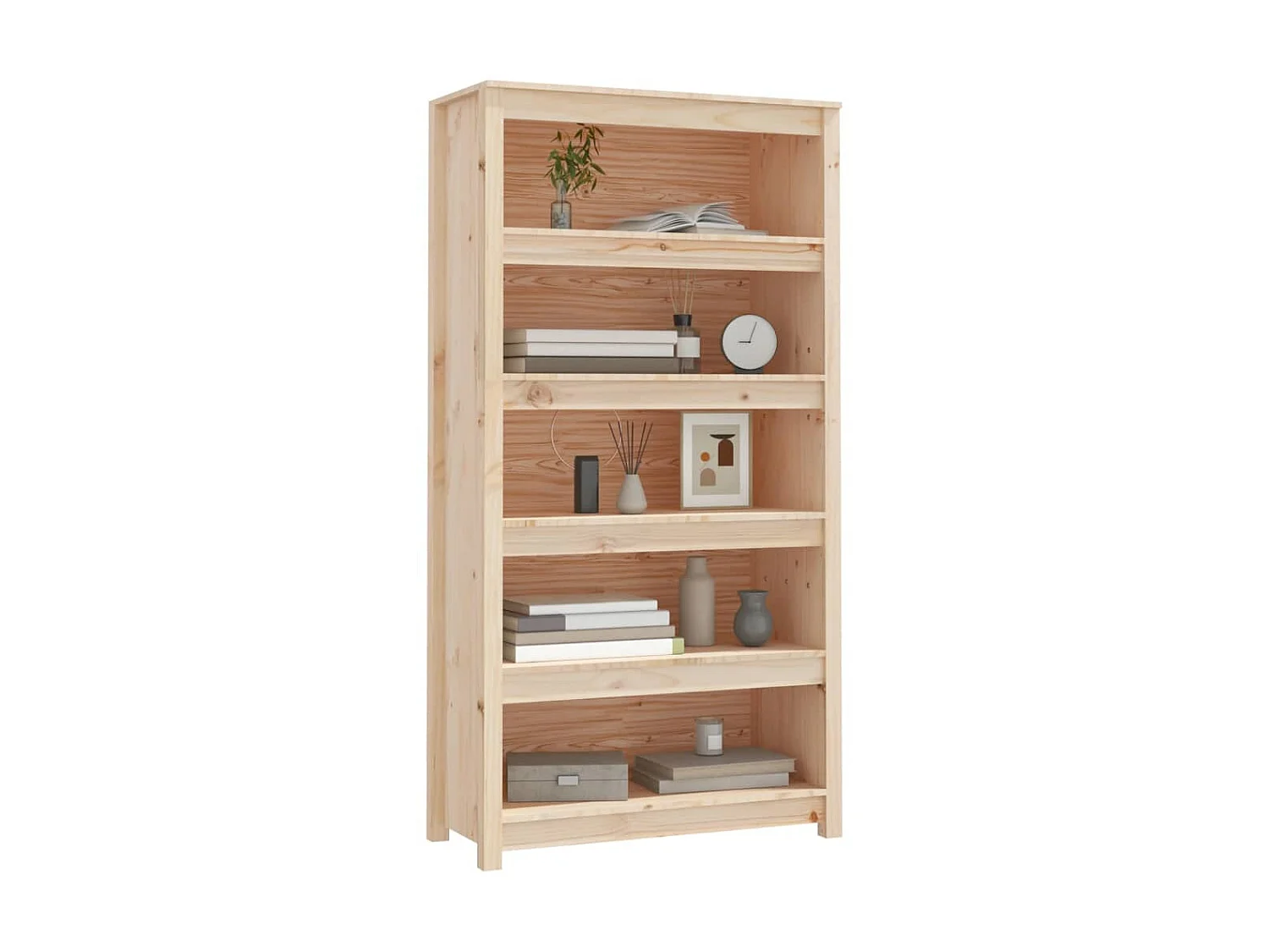 Bibliothèque 80x35x154 cm Bois de pin massif