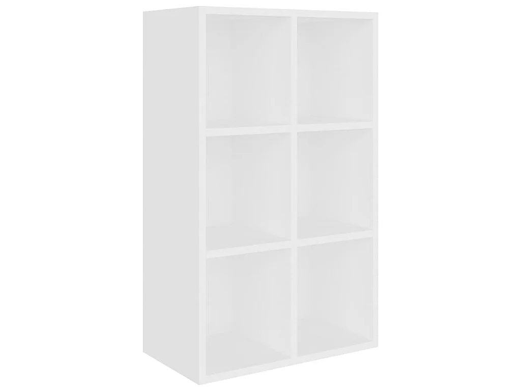 Bibliothèque/Buffet Blanc 66x30x97,8 cm Bois d'ingénierie