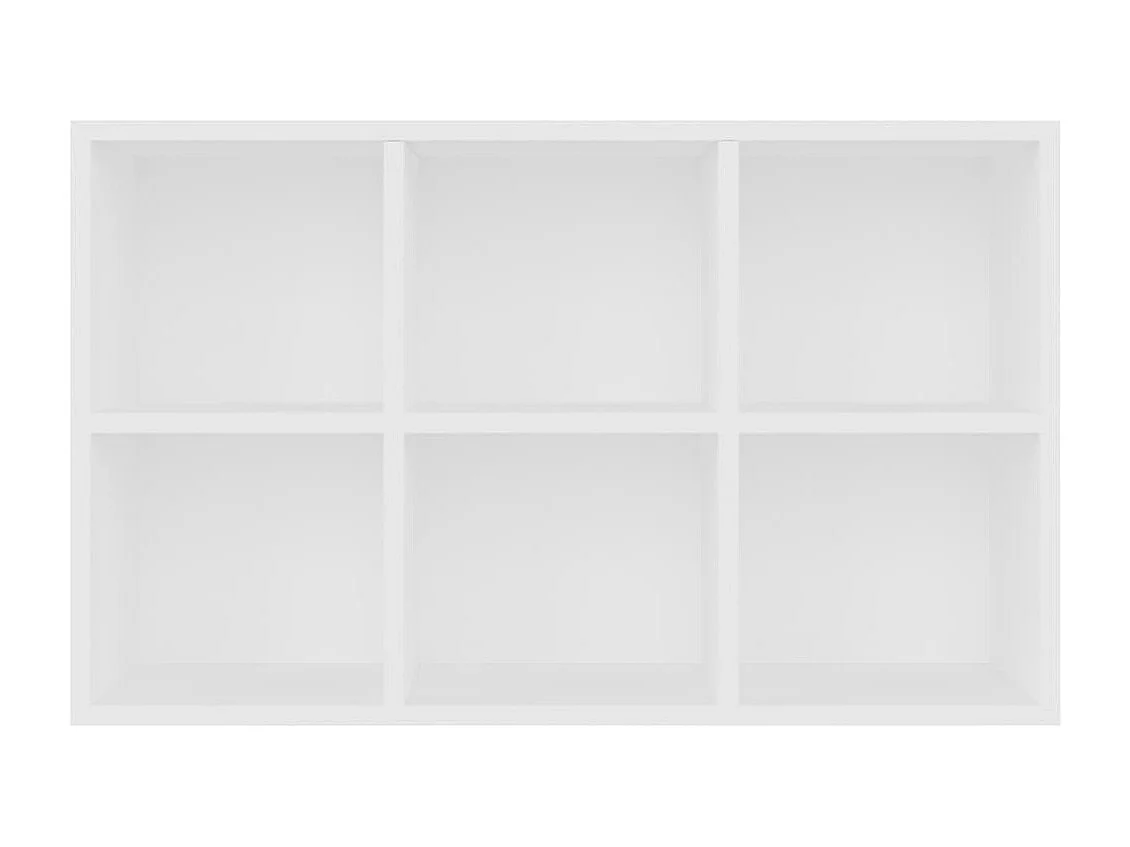 Bibliothèque/Buffet Blanc 66x30x97,8 cm Bois d'ingénierie