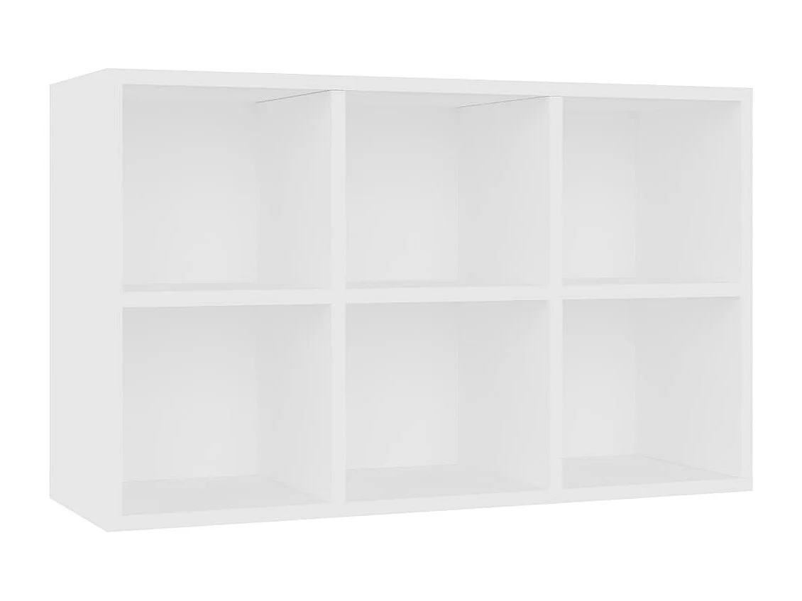 Bibliothèque/Buffet Blanc 66x30x97,8 cm Bois d'ingénierie