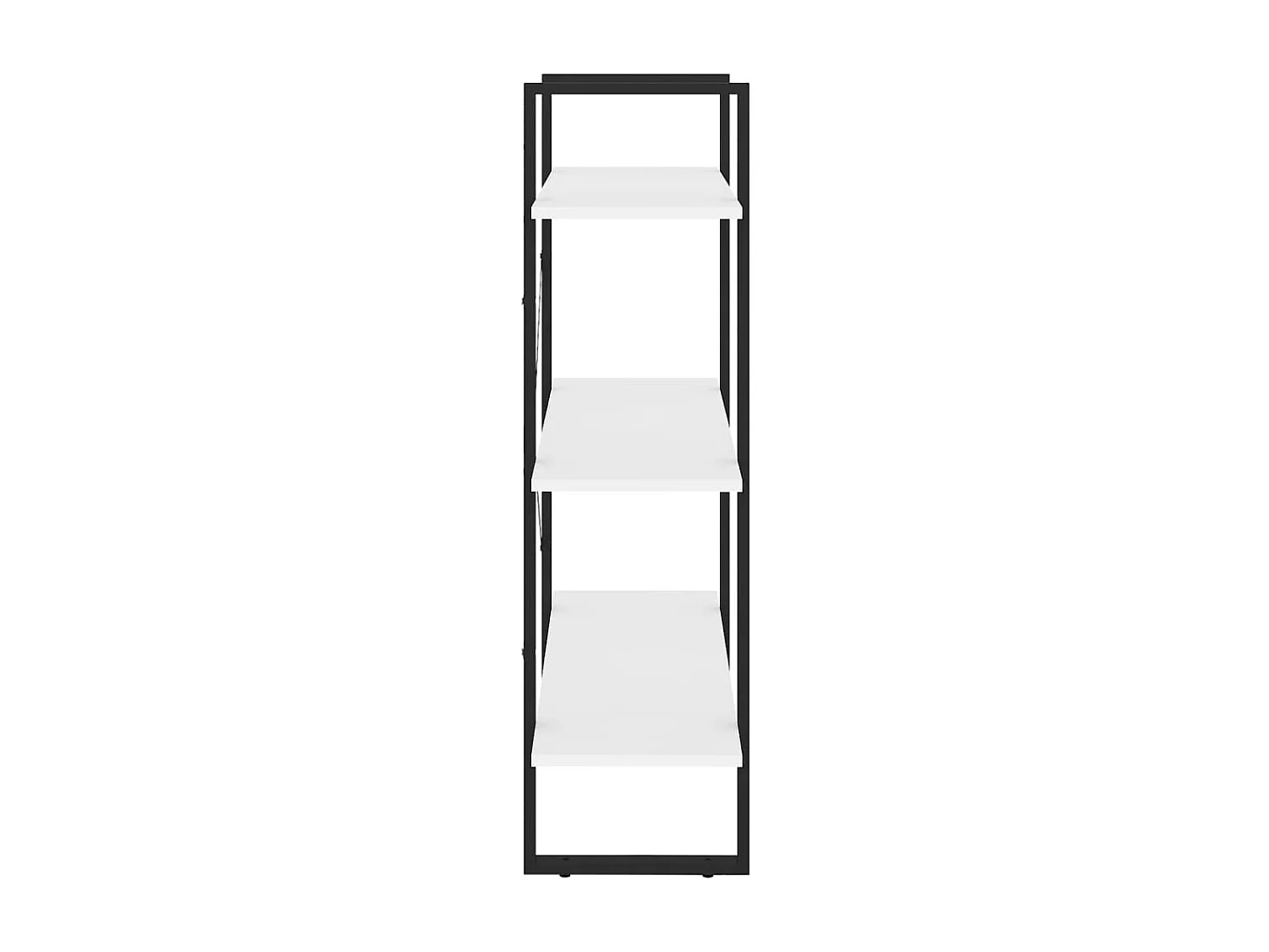 Bibliothèque Blanc 80x30x105 cm Aggloméré