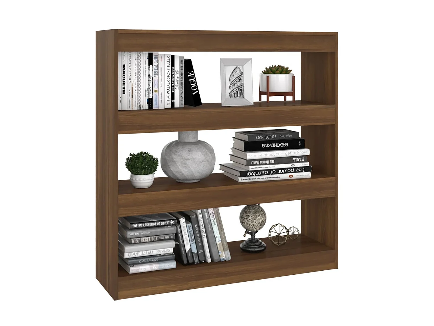 Bibliothèque/Séparateur de pièce Chêne marron 100x30x103 cm