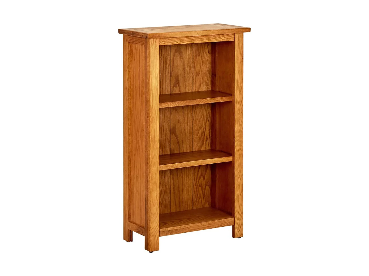 Librería 45x22,5x82 cm Madera maciza de roble