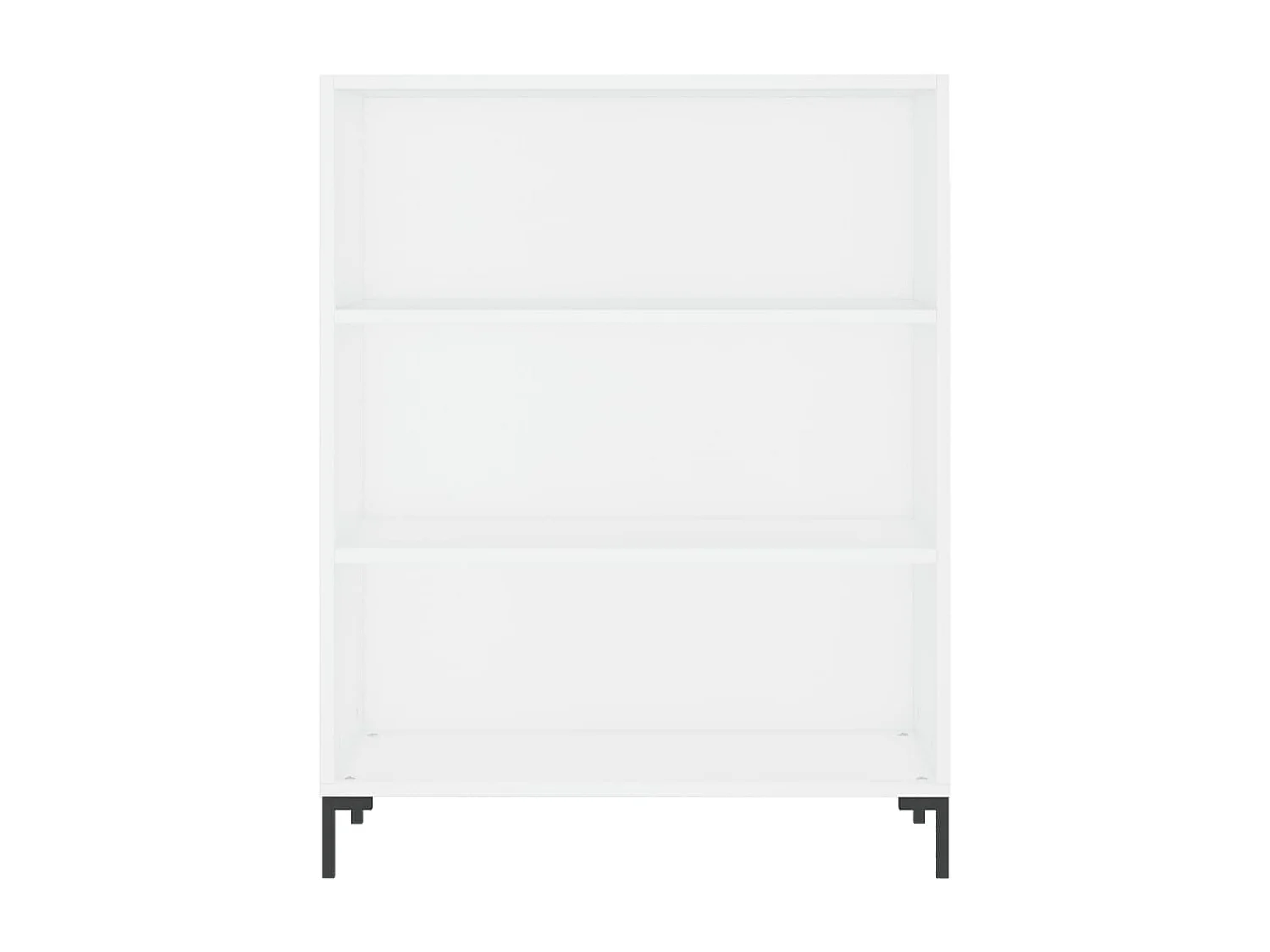 Weißes Bücherregal, 69,5 x 32,5 x 90 cm, Holzwerkstoff