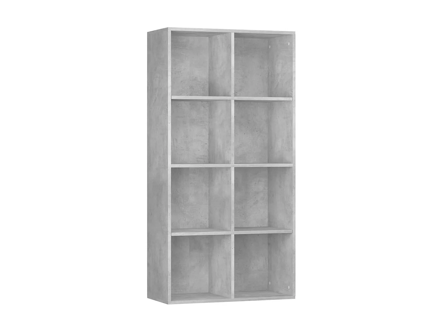 Bücherregal/Sideboard Betongrau 66 x 30 x 130 cm Spanplatte