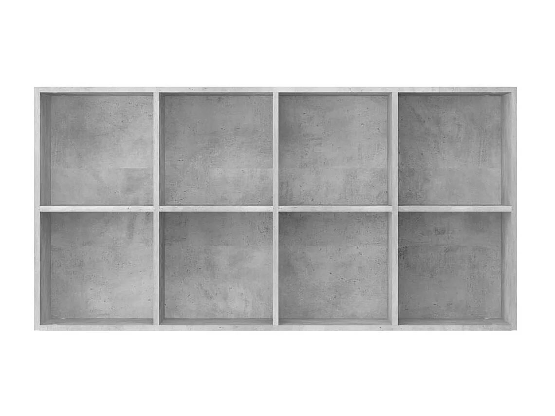 Bücherregal/Sideboard Betongrau 66 x 30 x 130 cm Spanplatte