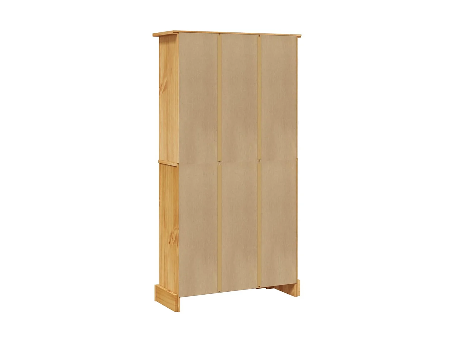 Bibliothèque 4 niveaux Gamme Corona Pin mexicain 81x29x150 cm