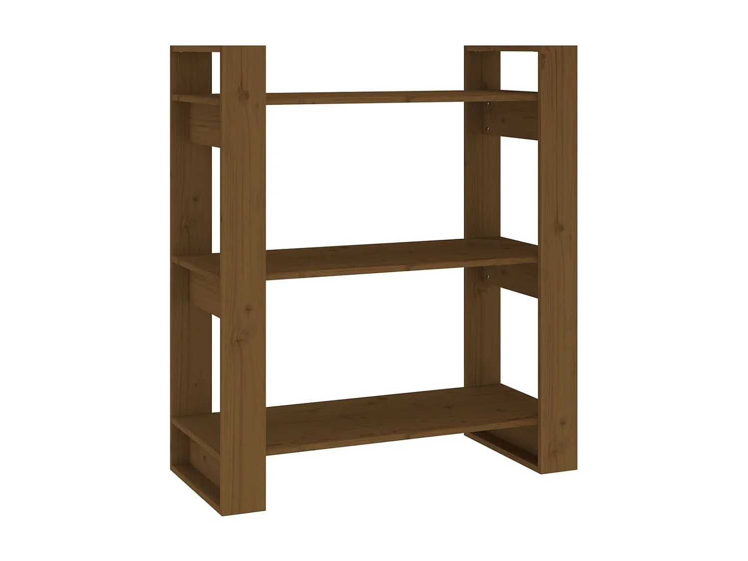 Estante/Divisória Castanho mel 80x35x91 cm Madeira maciça