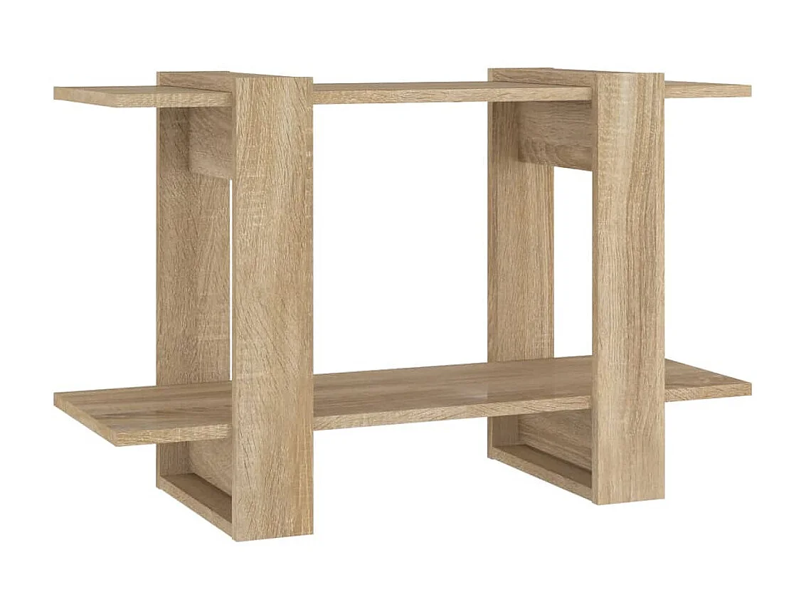 Librería/Separador de ambientes roble Sonoma 80x30x51 cm