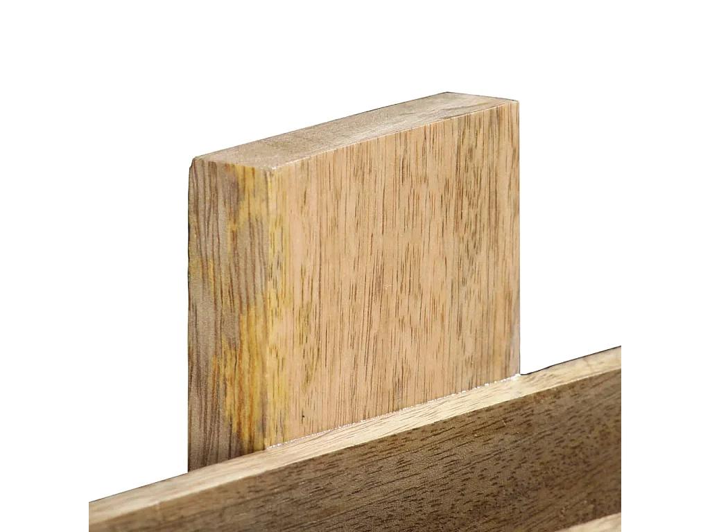 Revistero de pared 30x11x72 cm Madera maciza de mango