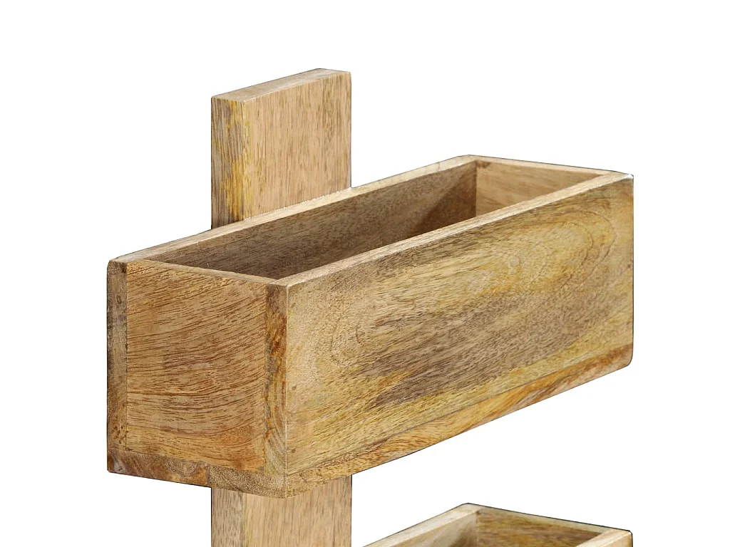 Revistero de pared 30x11x72 cm Madera maciza de mango