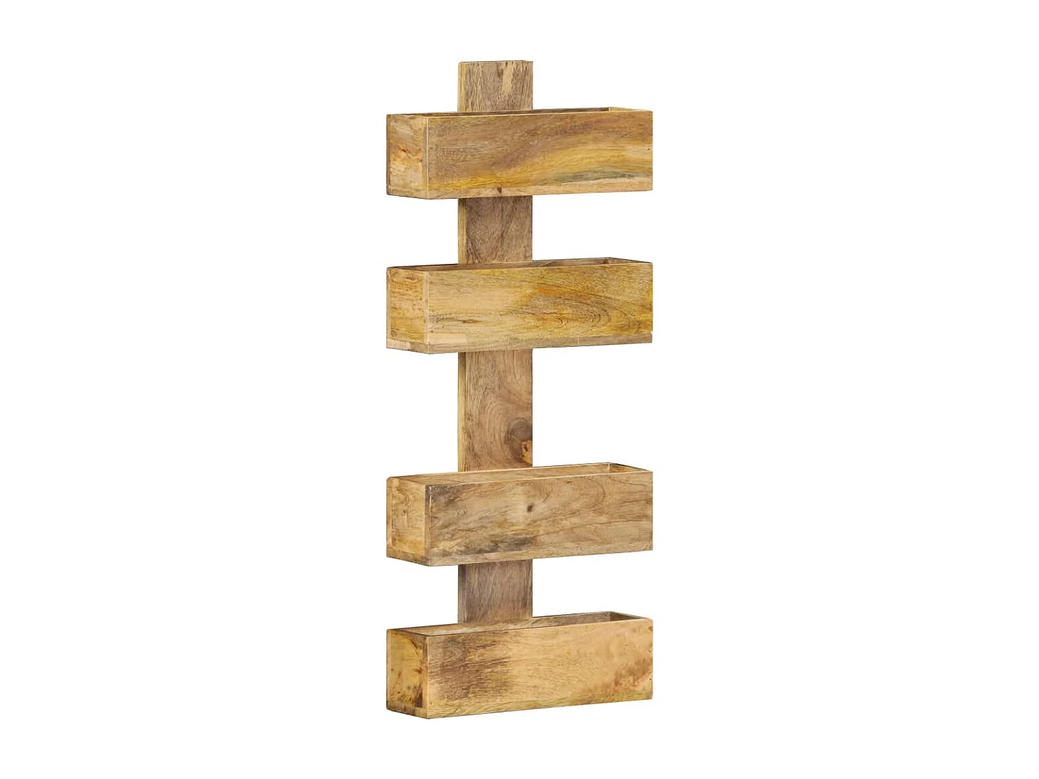 Revistero de pared 30x11x72 cm Madera maciza de mango